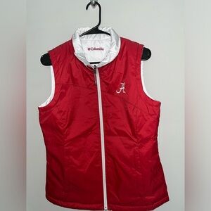 Womens Alabama Crimson Tide Reversible Quilted Vest  (4A11)